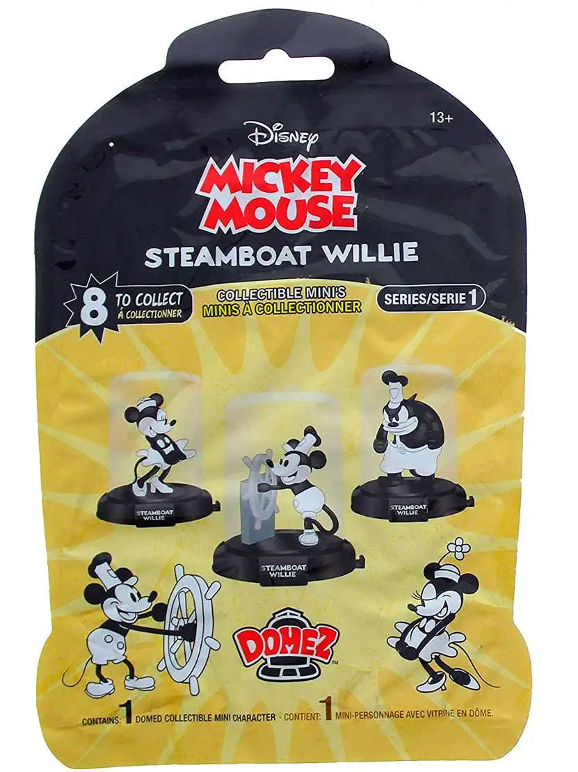 Domez Mickey Mouse Steamboat Willie Mystery Pack [1 RANDOM Figure]