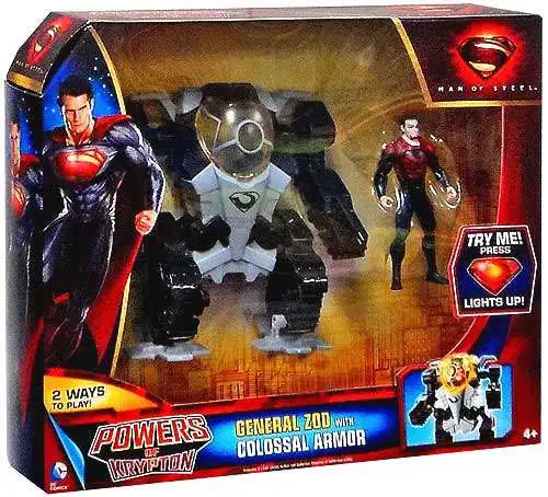 Jin Saotome's Five Minute Toy Review: Superman Man of Steel Movie Masters  Faora and General Zod (Kryptonian Armor) action figure review