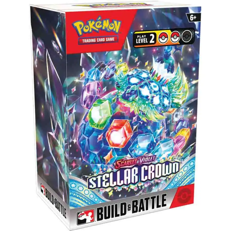 Pokemon Scarlet Violet Stellar Crown Build Battle Box 4 Booster Packs Promo  Card Pokemon USA - ToyWiz