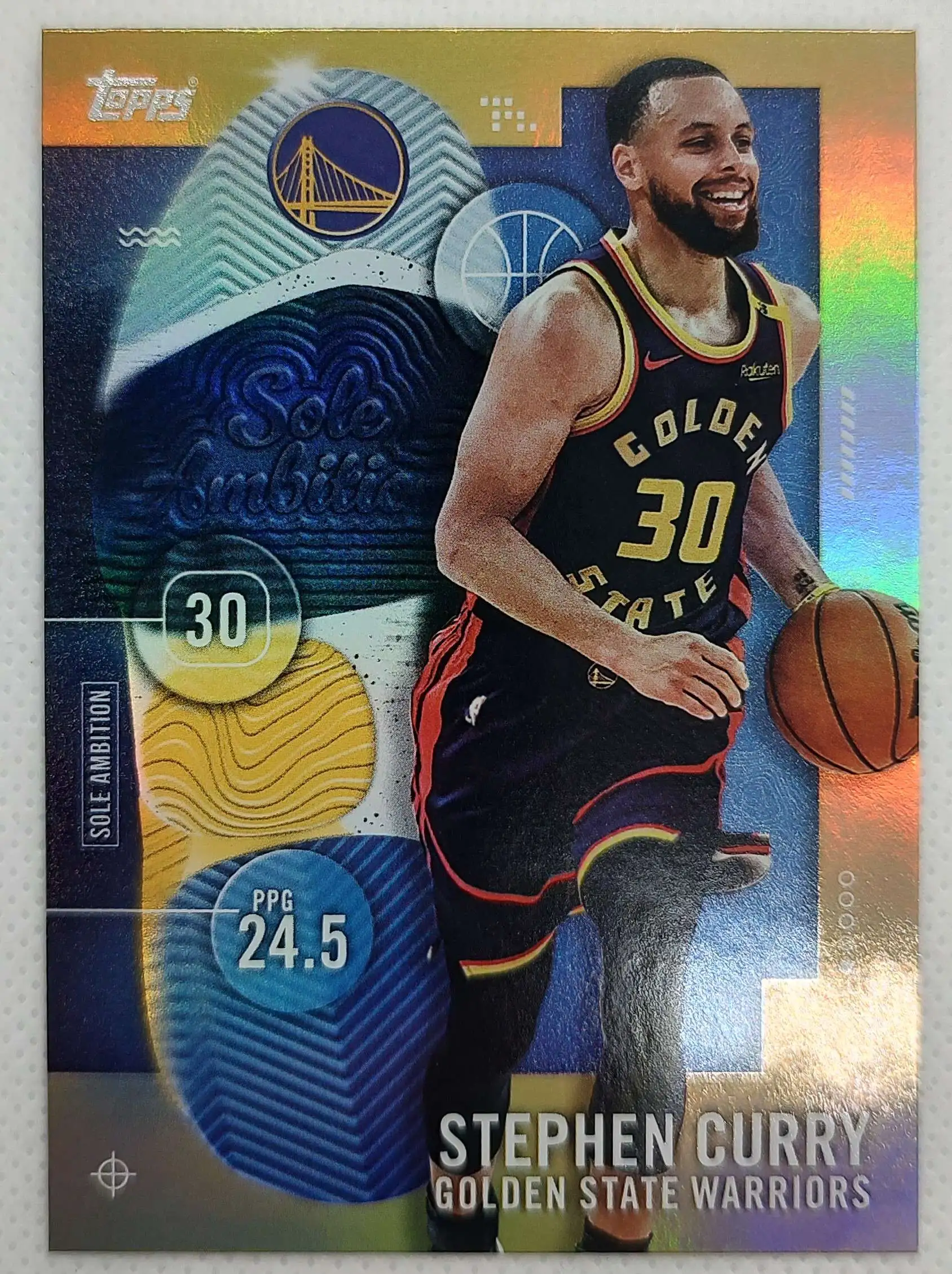 NBA 2025-26 Topps Basketball Sole Ambition Case Hit Stephen Curry SA-3