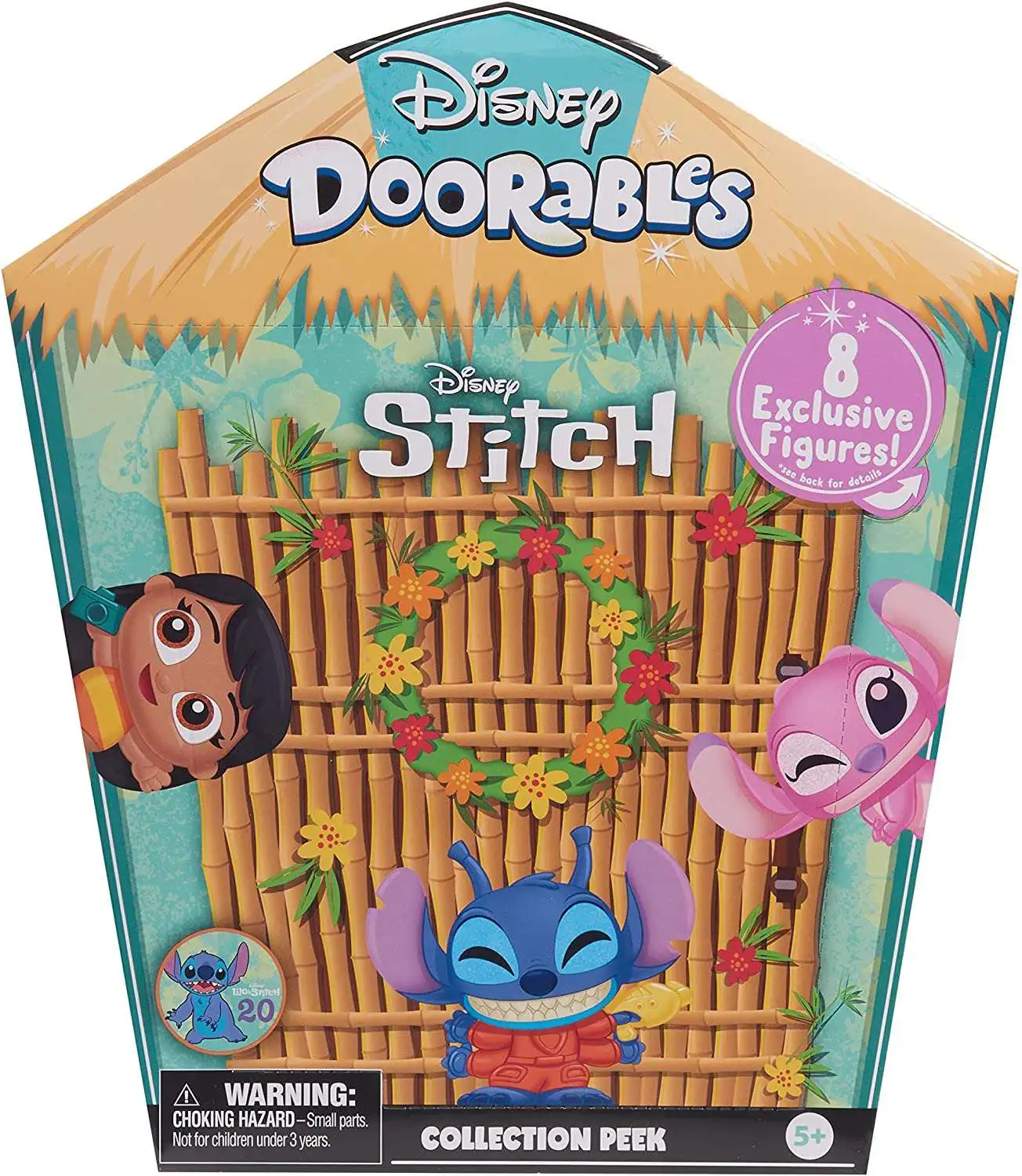 Disney Doorables Collection Peek Stitch Mystery Figure 8-Pack (Pre-Order ships July)