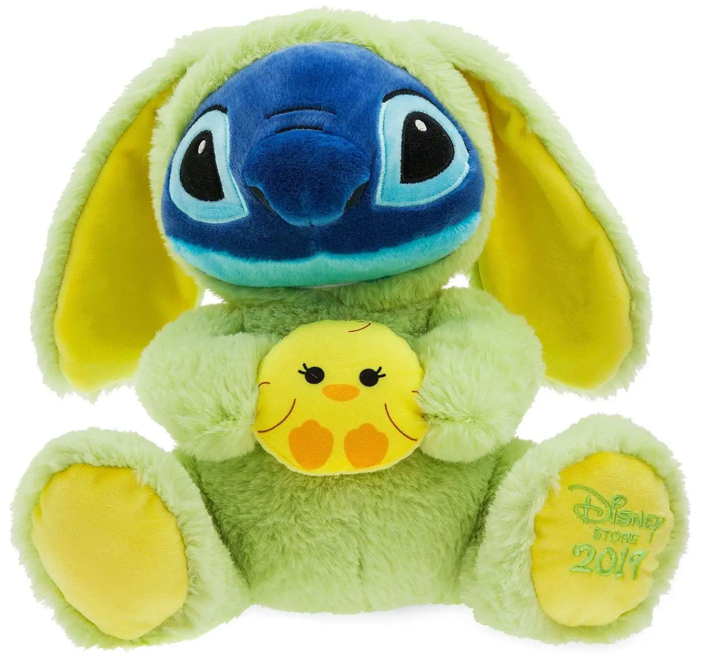Disney Store Lilo & Stitch Easter Plush Angel Bunny Stuffed Animal Toy 10 1/2" 