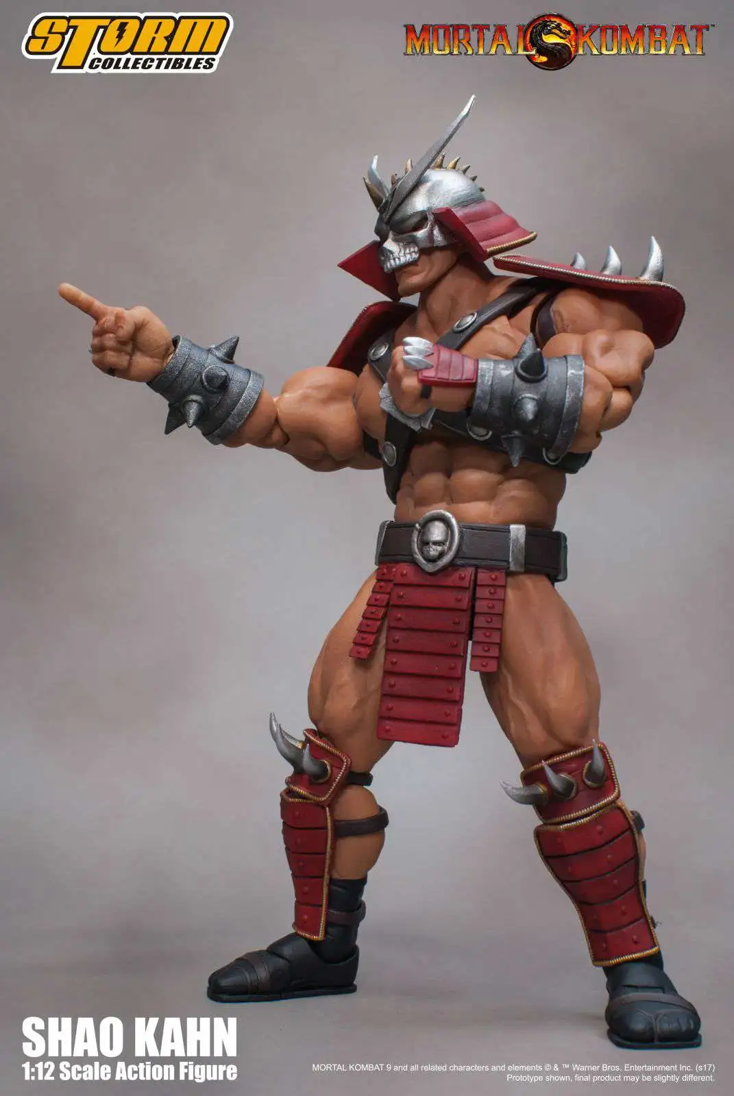 Mortal Kombat Shao Kahn 7 Action Figure Storm Collectibles - ToyWiz