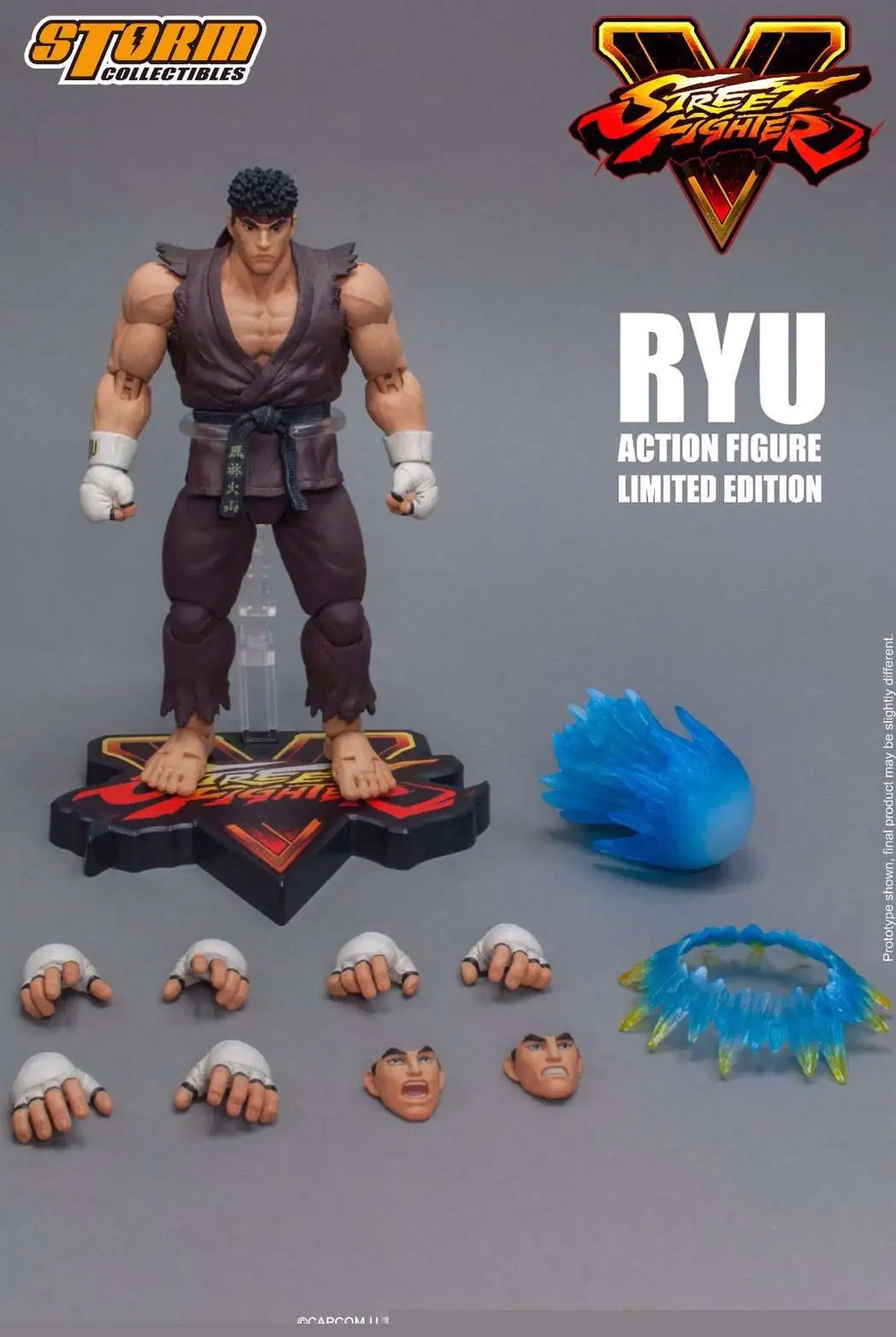 Street Fighter V Ryu Exclusive Action Figure [Brown Variant]