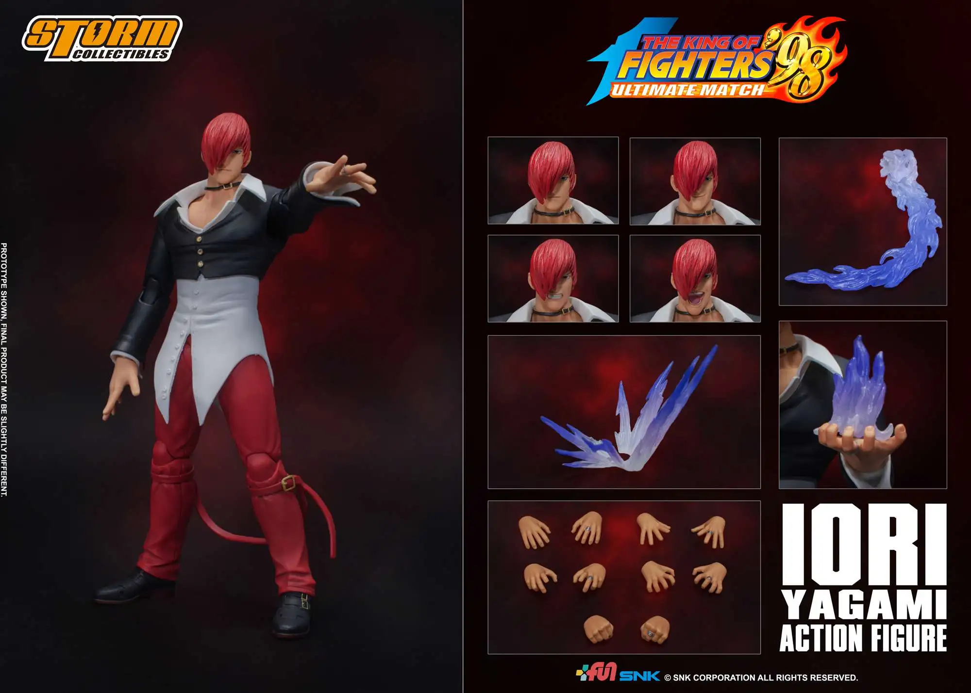 Action Figure Iori Yagami: The King Of Fighters KOF 98 SNK SP-095