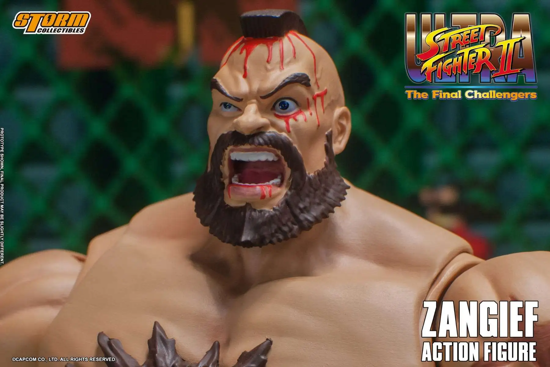 ReAction Street Fighter II Zangief Action Figure Championship Edition  Super7 - ToyWiz