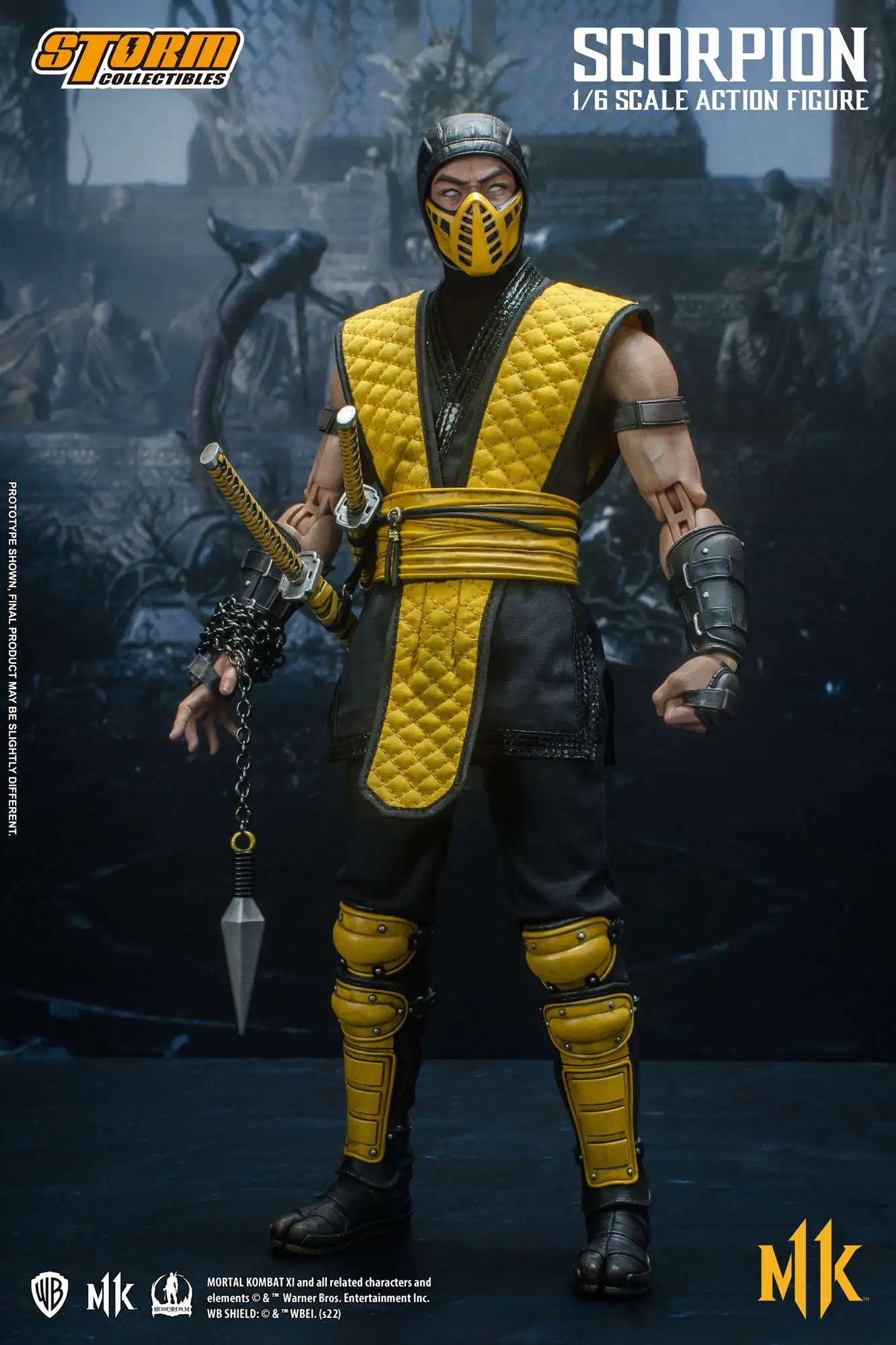 Storm Collectibles 1/12 Scale Mortal Kombat Scorpion Action Figure NEW IN STOCK 