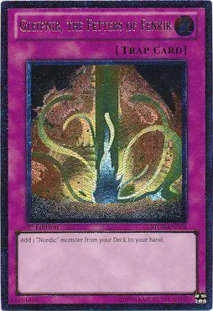 YuGiOh YuGiOh 5D's Storm of Ragnarok Ultimate Rare Gleipnir, the Fetters of Fenrir STOR-EN073