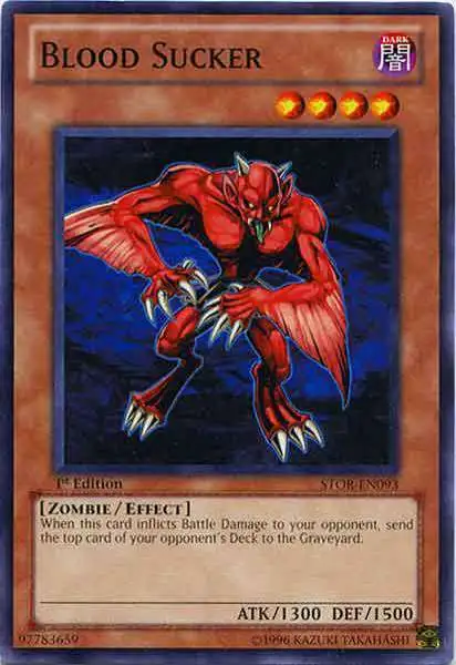 YuGiOh YuGiOh 5D's Storm of Ragnarok Common Blood Sucker STOR-EN093