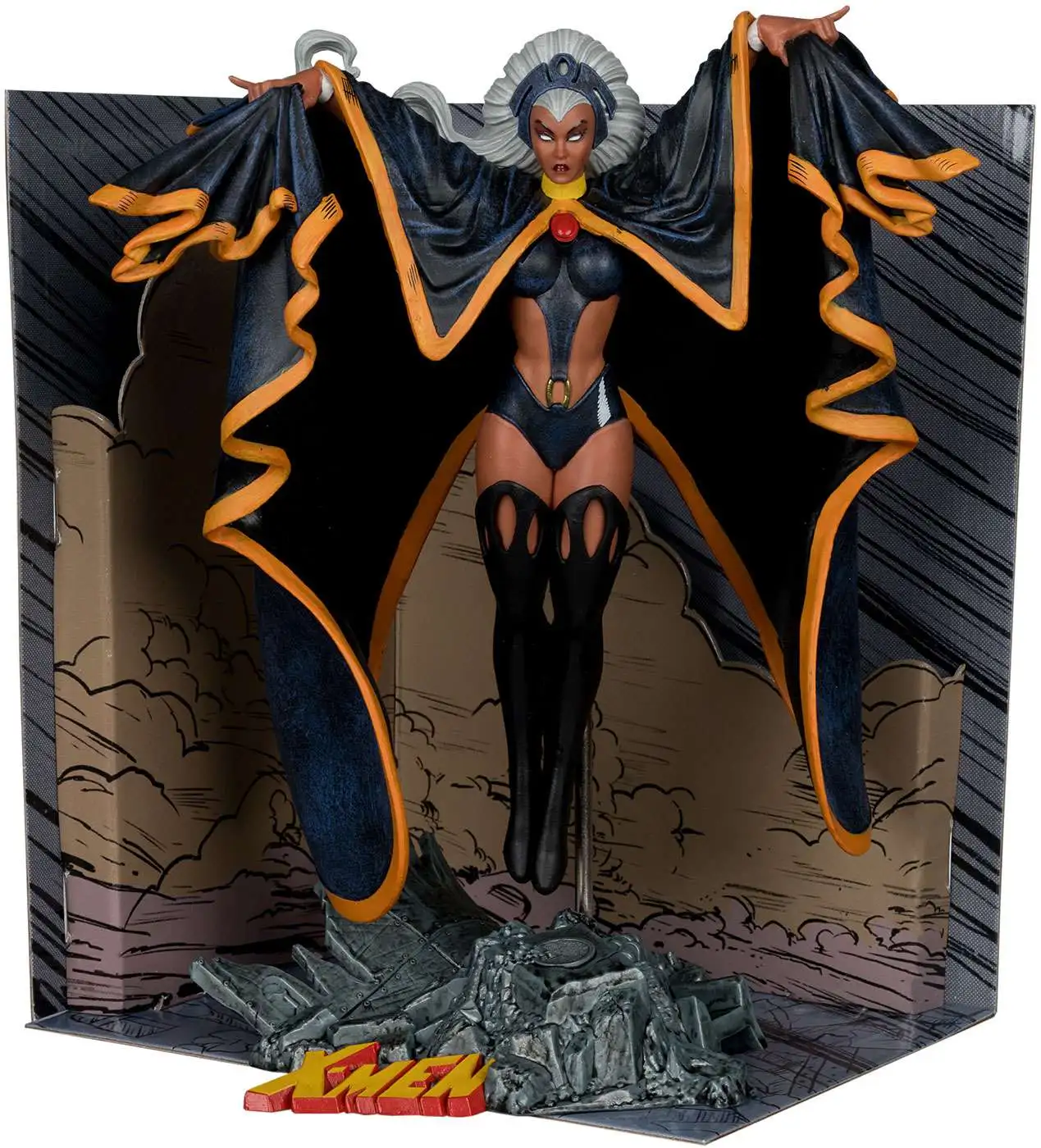 McFarlane Toys Marvel Storm 110 Posed Figure with Scene