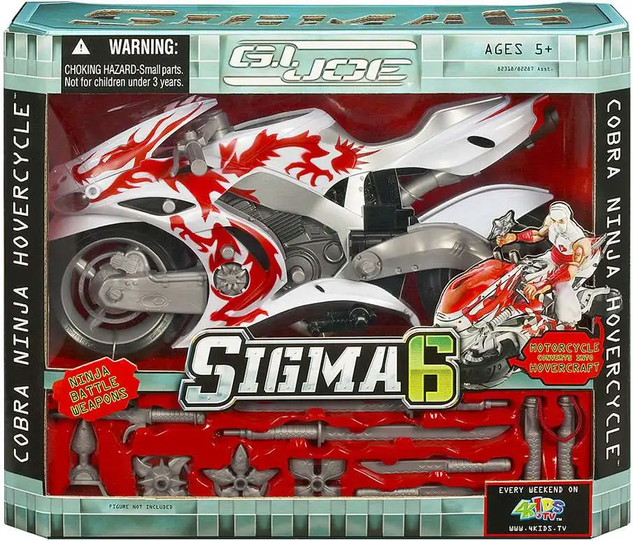 GI Joe Sigma 6 Cobra Ninja Hovercycle Action Figure Vehicle