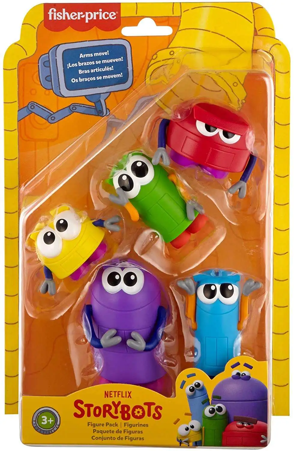 Bang Details about   NETFLIX Storybots 5 Figure Pack Beep Bing Toy NEW for 2020 Boop and Bo 