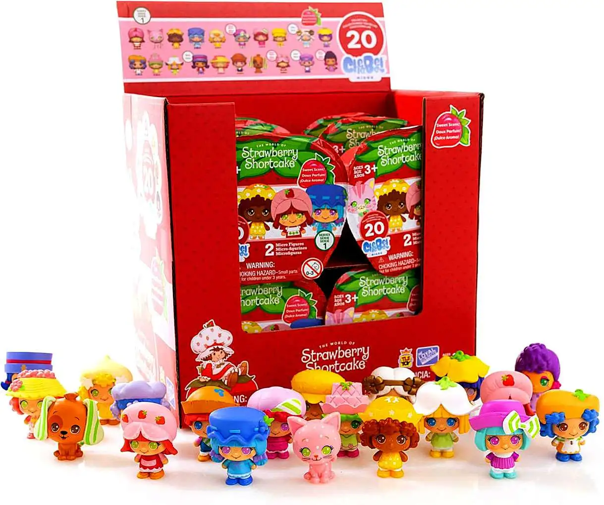 Strawberry Shortcake CheeBee Micro Figure 1.5-Inch Mystery Box [12 Packs]