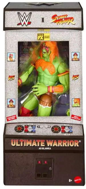 WWE Wrestling X Street Fighter Ultimate Warrior Action Action Figure & Accessories [Blanka Mashup Set]