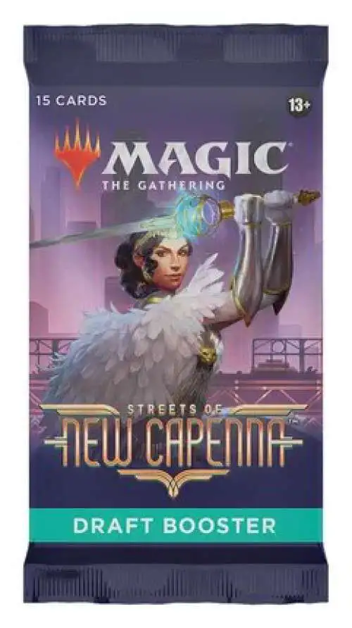 MtG Streets of New Capenna DRAFT Booster Pack [15 Cards]