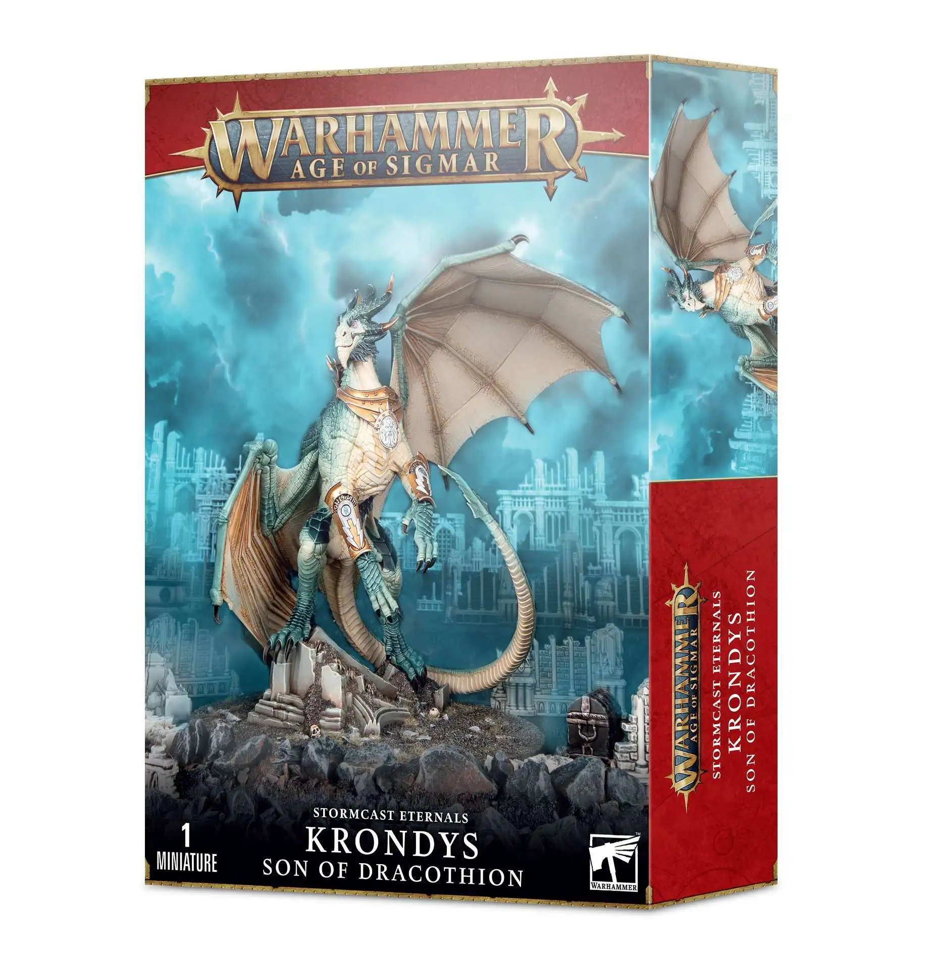 Warhammer Age of Sigmar Grand Alliance Order Stormcast Eternals Krondys, Son of Dracothion