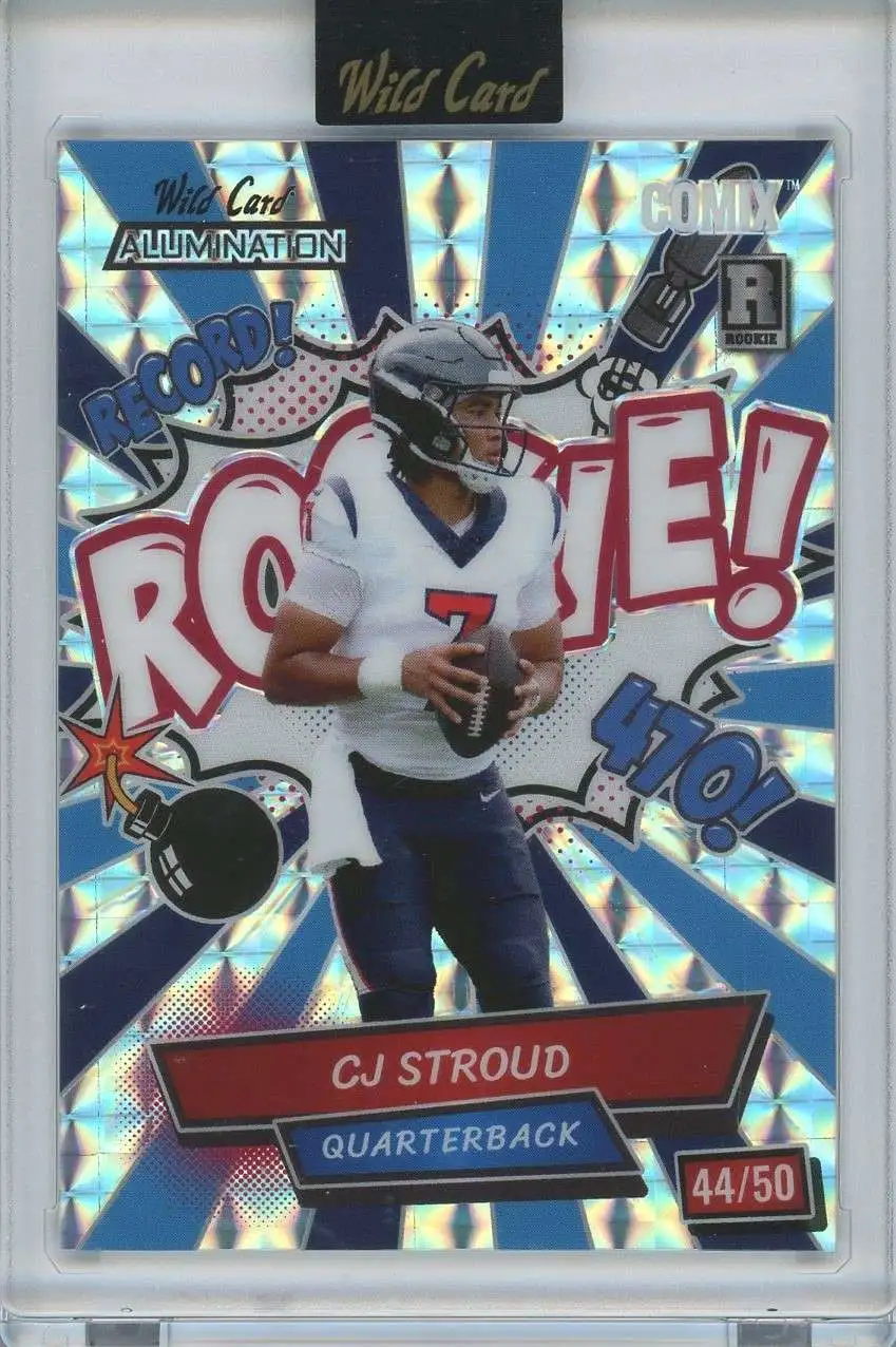 NFL 2023 Alumination Comix Single Card Rookie 4450 CJ Stroud AC-CS ...