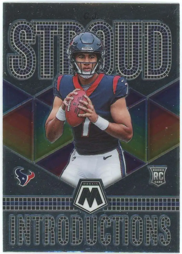 NFL Houston Texans 2023 Panini Mosaic Single Card CJ Stroud I-2 Rookie ...