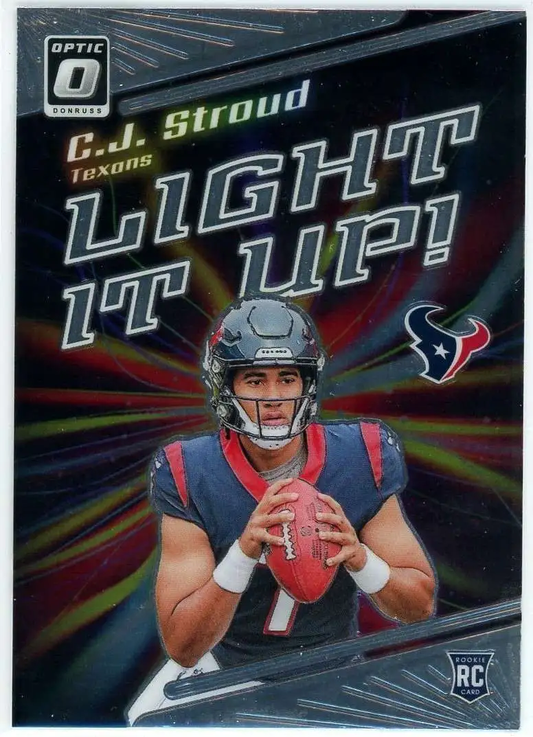 NFL Houston Texans 2023 Panini Donruss Optic Light It Up CJ Stroud LU-CS [Rookie]