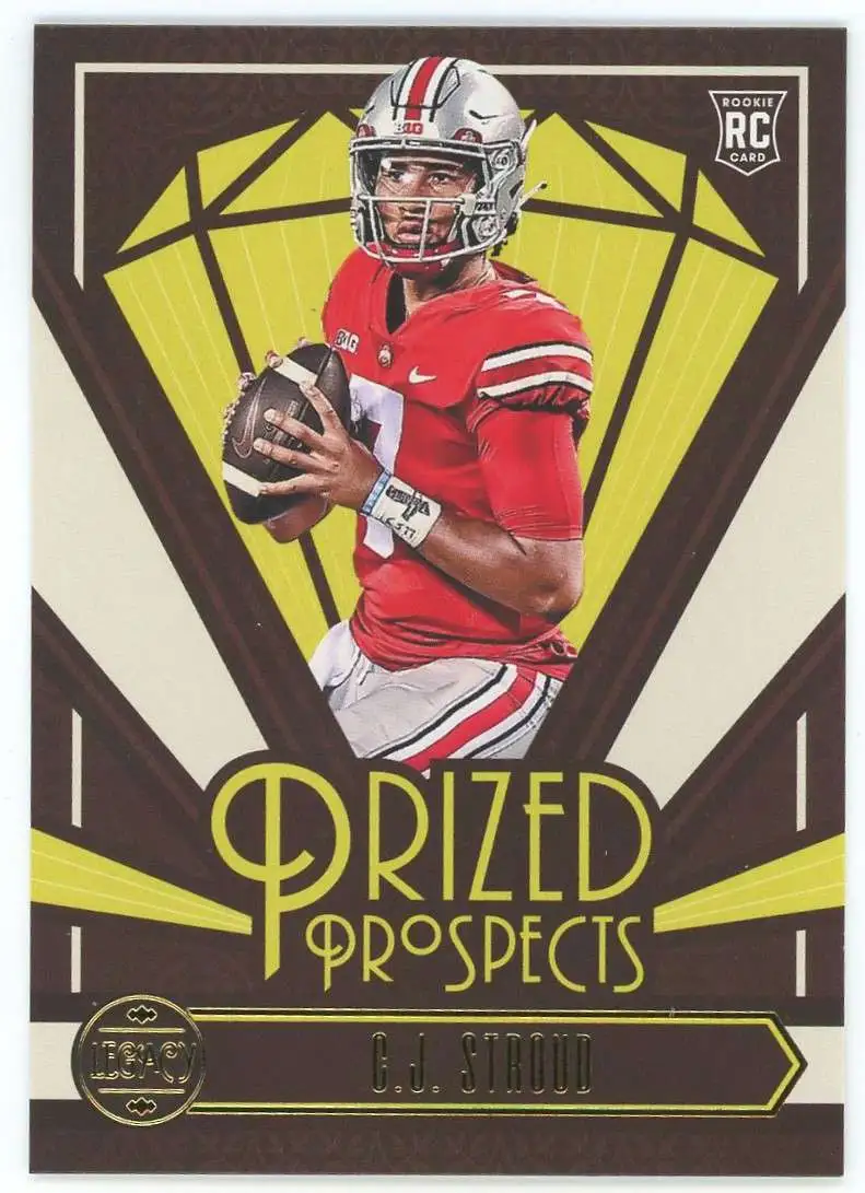 NFL Houston Texans 2023 Panini Legacy Prized Prospects CJ Stroud PP-4 [Rookie]