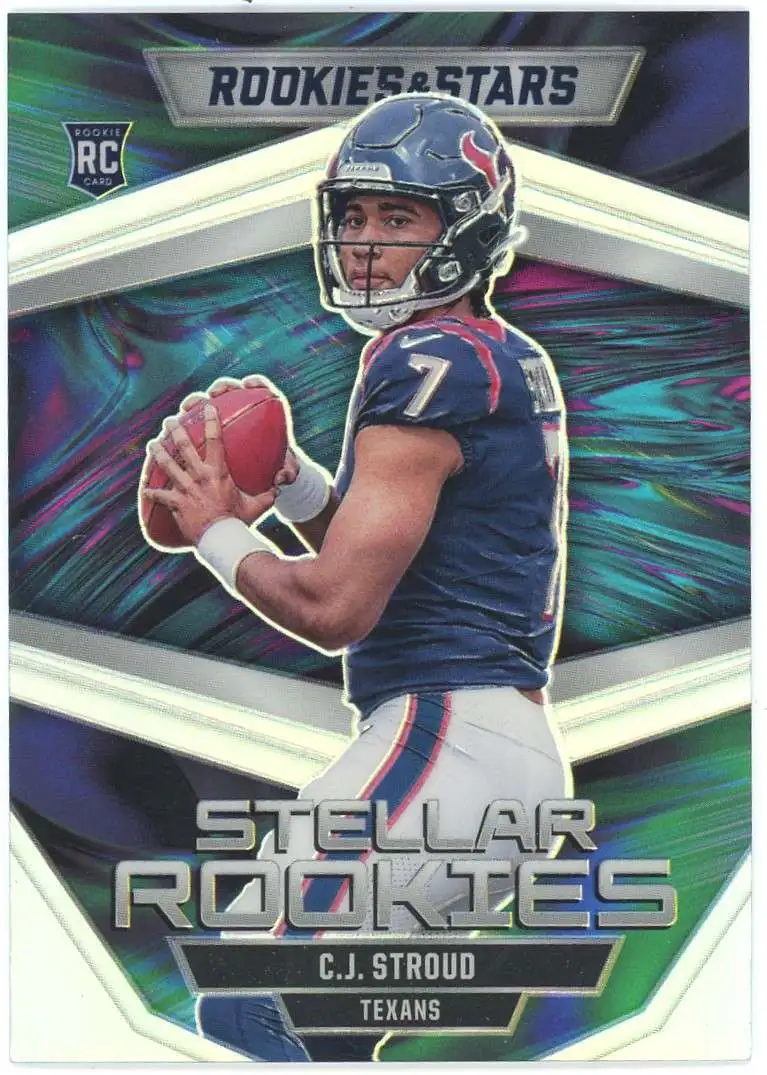NFL 2023 Panini Rookies & Stars Stellar Rookies Silver CJ Stroud SR-5 [Rookie]