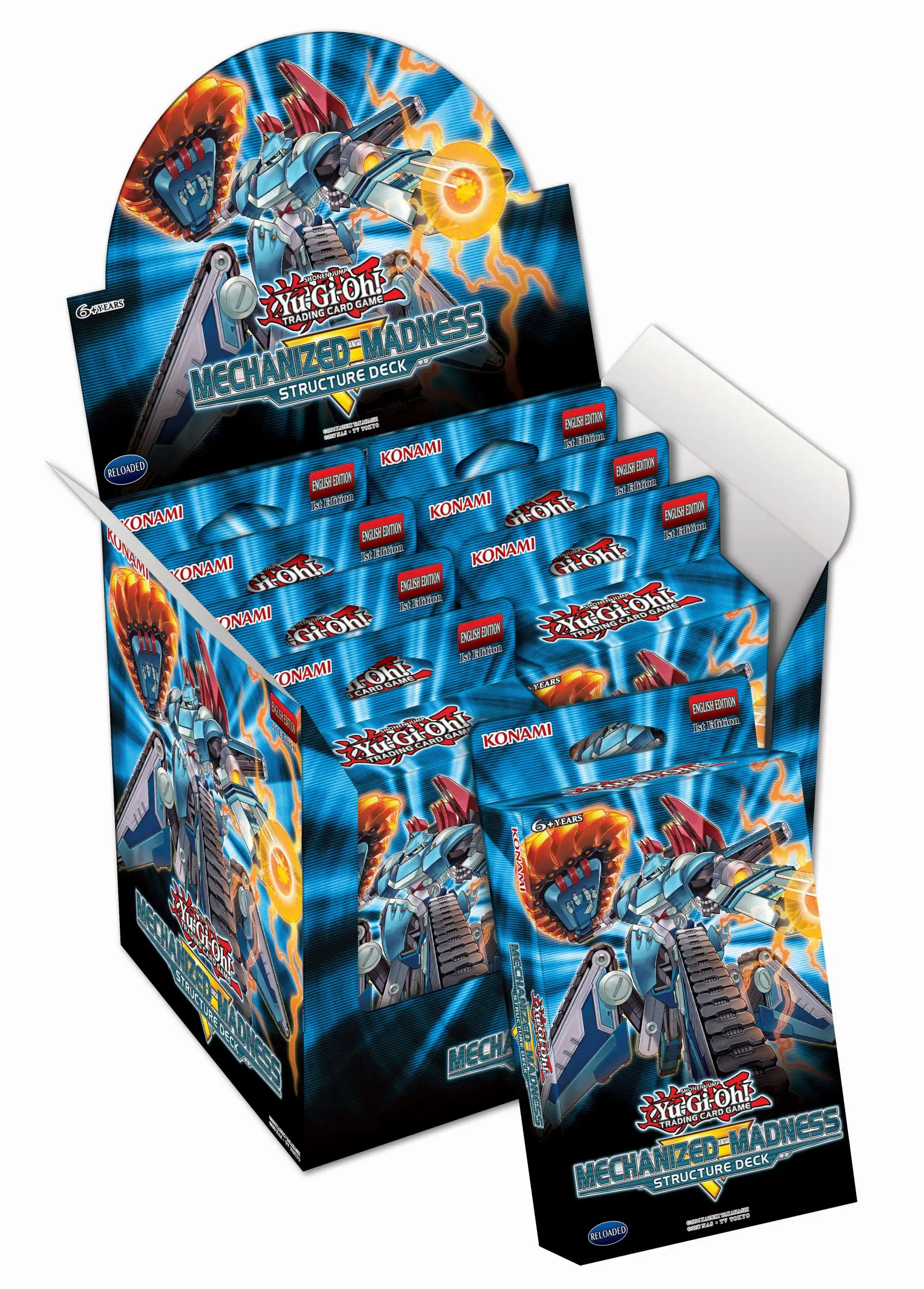 YuGiOh Mechanized Madness Structure Deck 42 Cards Konami - ToyWiz