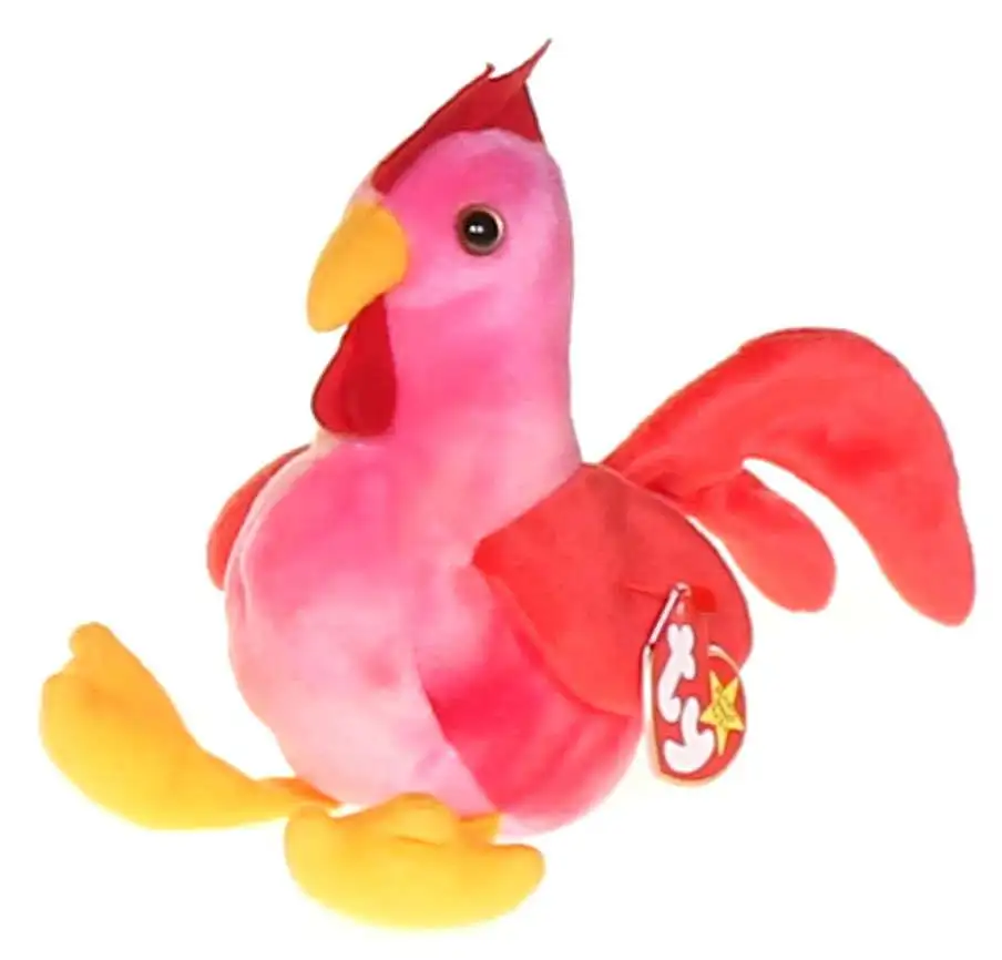 Beanie Babies Strut the Rooster Beanie Baby Plush