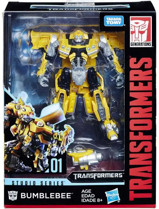 Transformers Studio Series Bumblebee With G1 Tapes Deluxe Action Figure Hasbro 