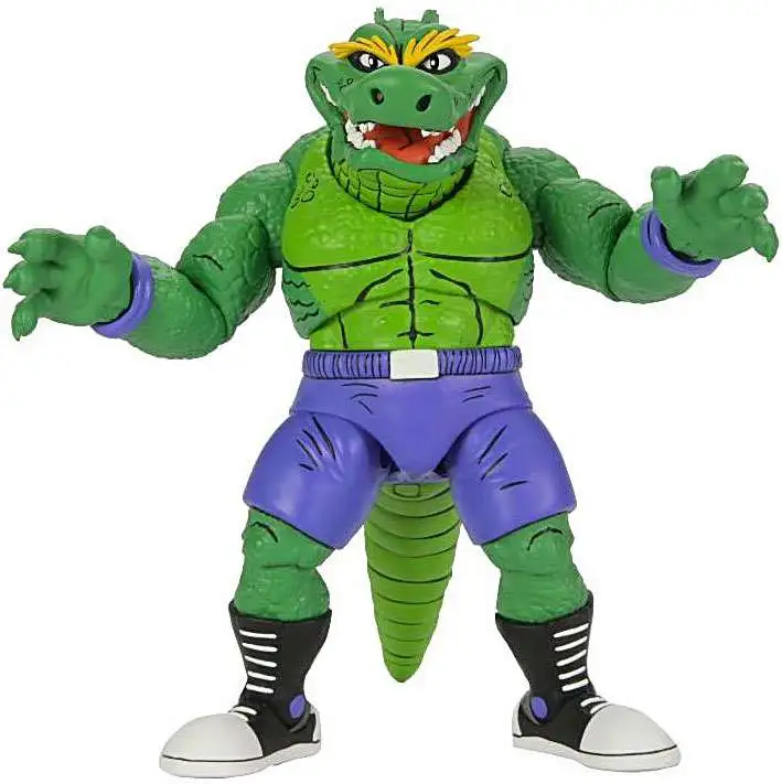 NECA Teenage Mutant Ninja Turtles Archie Comics TMNT Adventure Series Leatherhead Action Figure [Stump Wrestling]