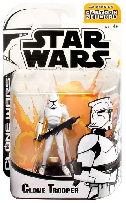 Star Wars Clone Wars Cartoon Network Clone Trooper Action Figure