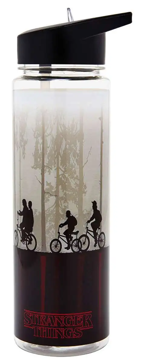Stranger Things Silhouettes Water Bottle Loungefly - ToyWiz