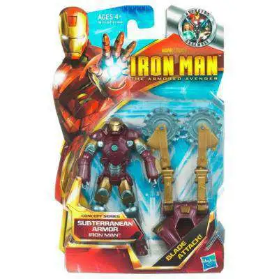 The Armored Avenger Concept Series Subterranean Armor Iron Man Action Figure #5