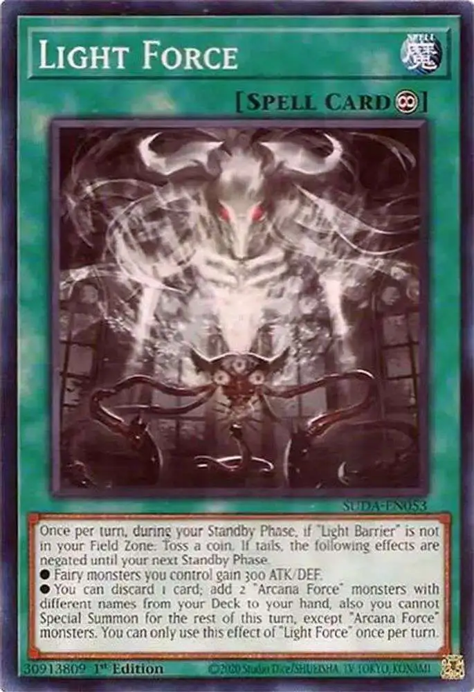 YuGiOh Supreme Darkness Common Light Force Suda-en053 YuGiOh Supreme Darkness Common Light Force Suda-en053
