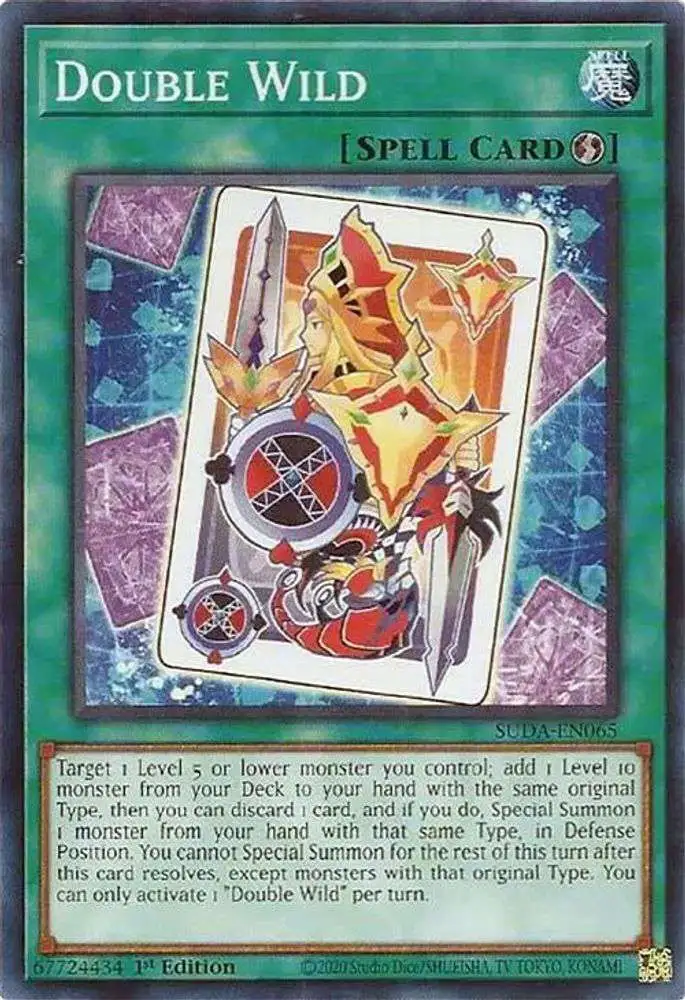YuGiOh Trading Card Game Supreme Darkness Common Double Wild SUDA-EN065