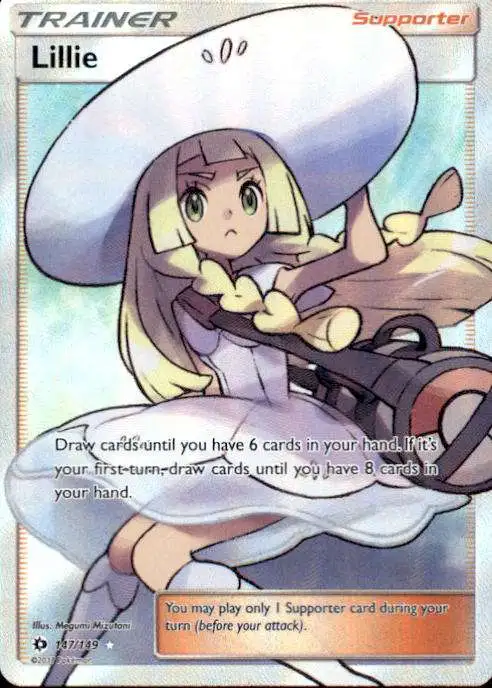 Pokemon Sun & Moon Base Set Ultra Rare Lillie #147 [Lightly Played]