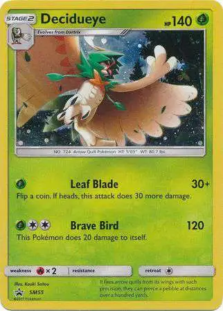 Pokemon Sun & Moon Base Set Promo Decidueye SM55 [Lightly Played]