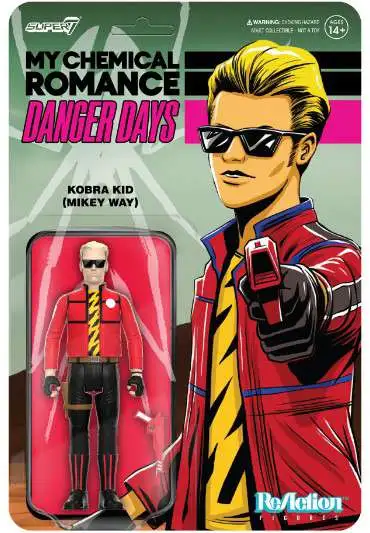 My Chemical Romance ReAction Danger Days Kobra Kid Action Figure [Mikey Way, Unmasked]