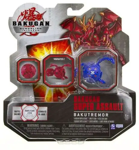 Bakugan Gundalian Invaders Super Assault Aquos BakuTremor [Blue]