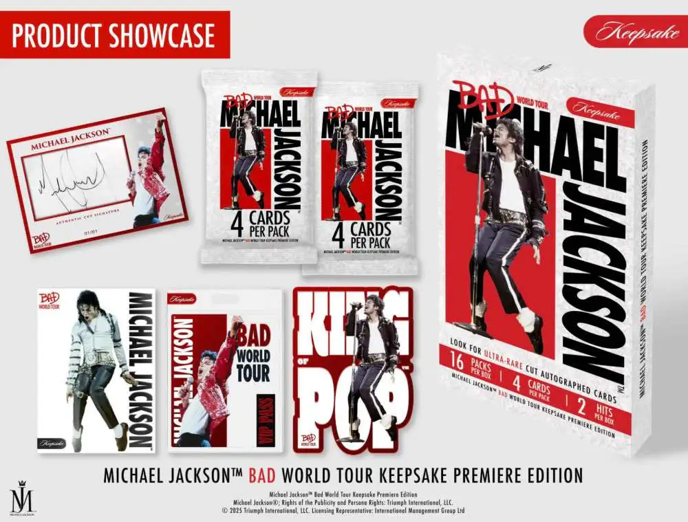 Super Break Michael Jackson Keepsake Trading Card HOBBY Box 16