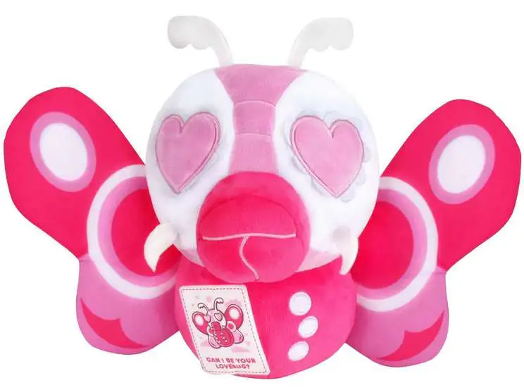Godzilla Super Duper Plush TOHO Valentine's Day Mothra '64 8-Inch Plush Toy [Pink, Heart Eyes]
