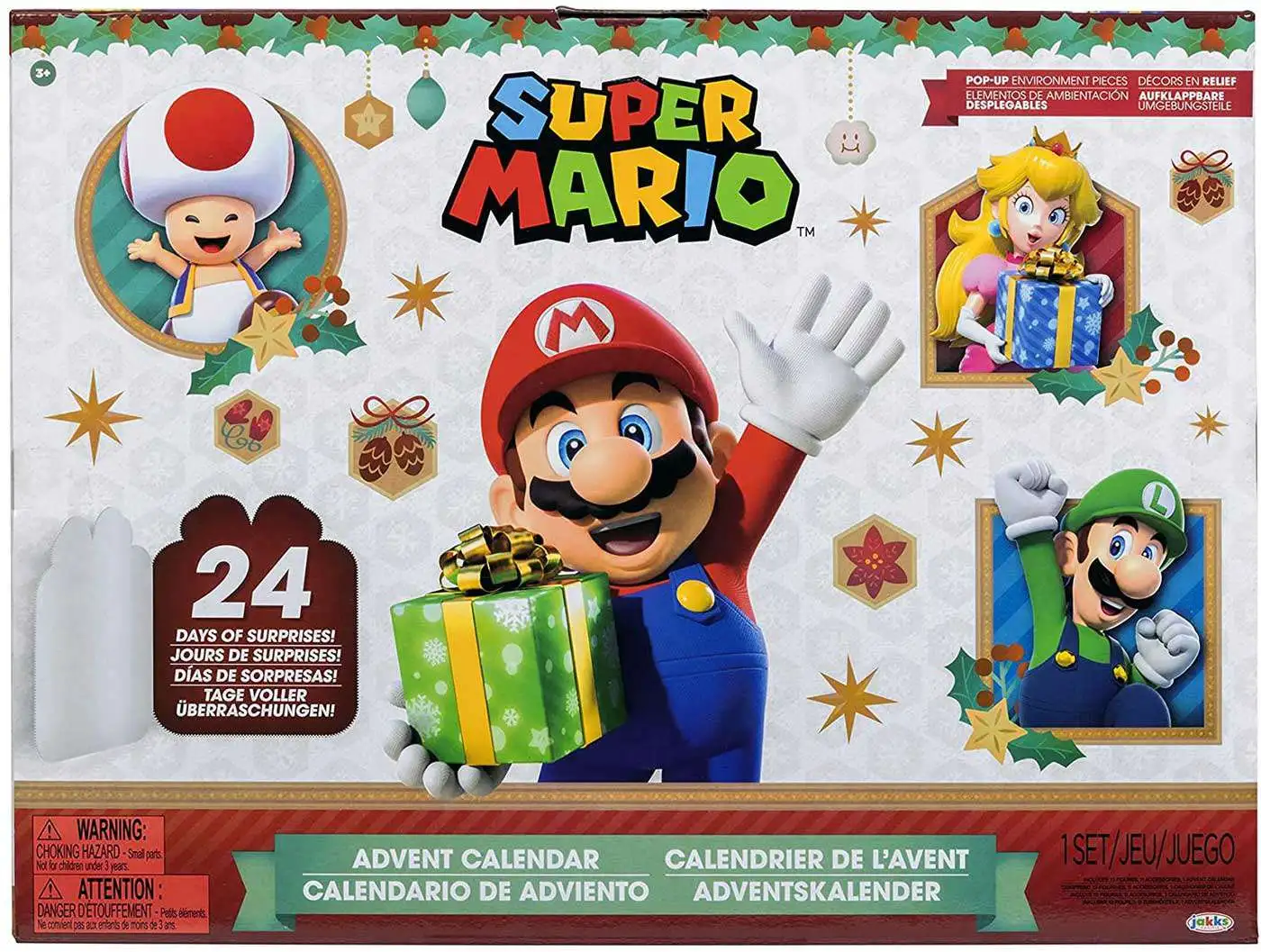 Super Mario 2023 Super Mario Advent Calendar Jakks Pacific - ToyWiz