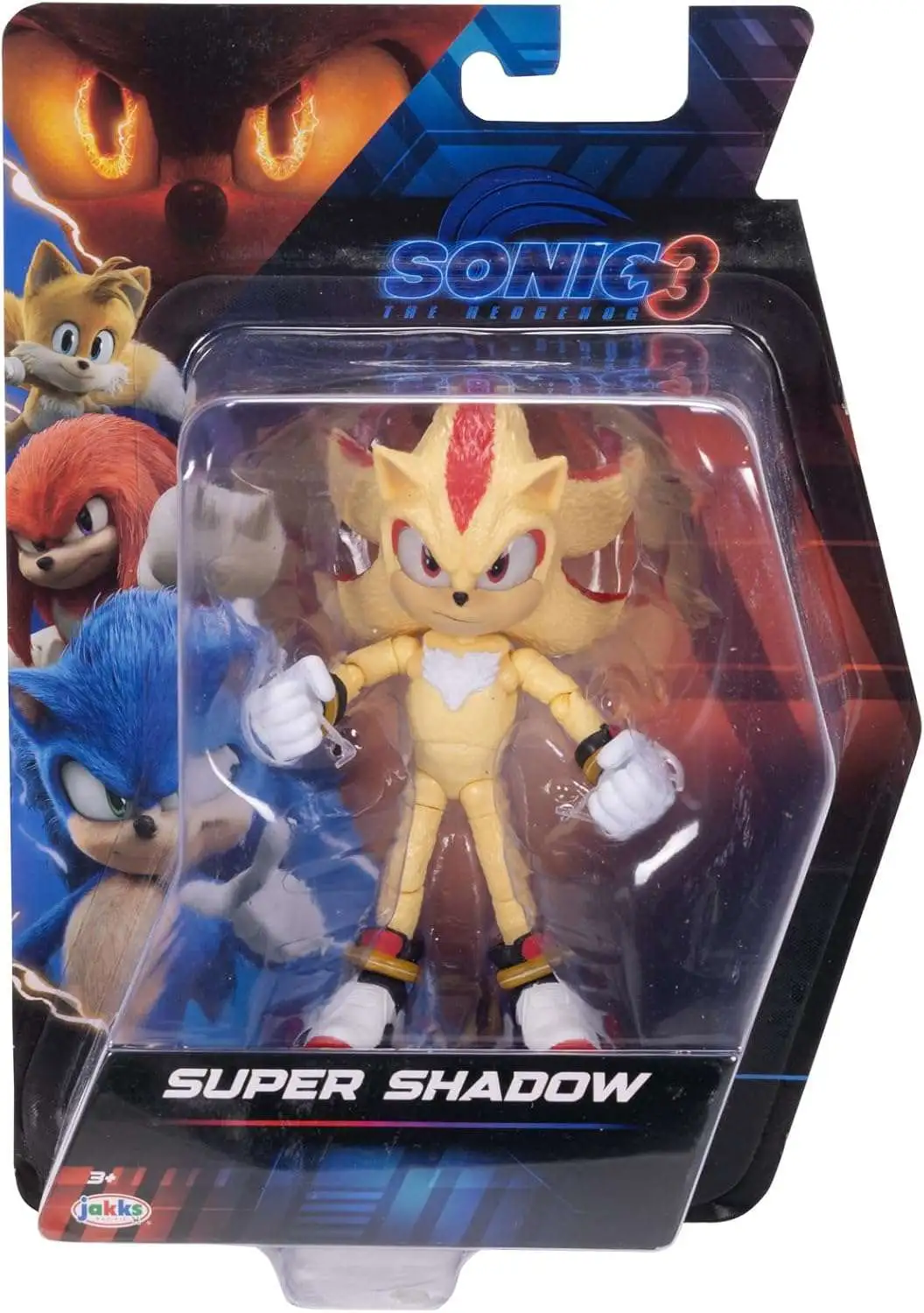 Sonic The Hedgehog 3 Wave 3 Super Shadow 5 Action Figure