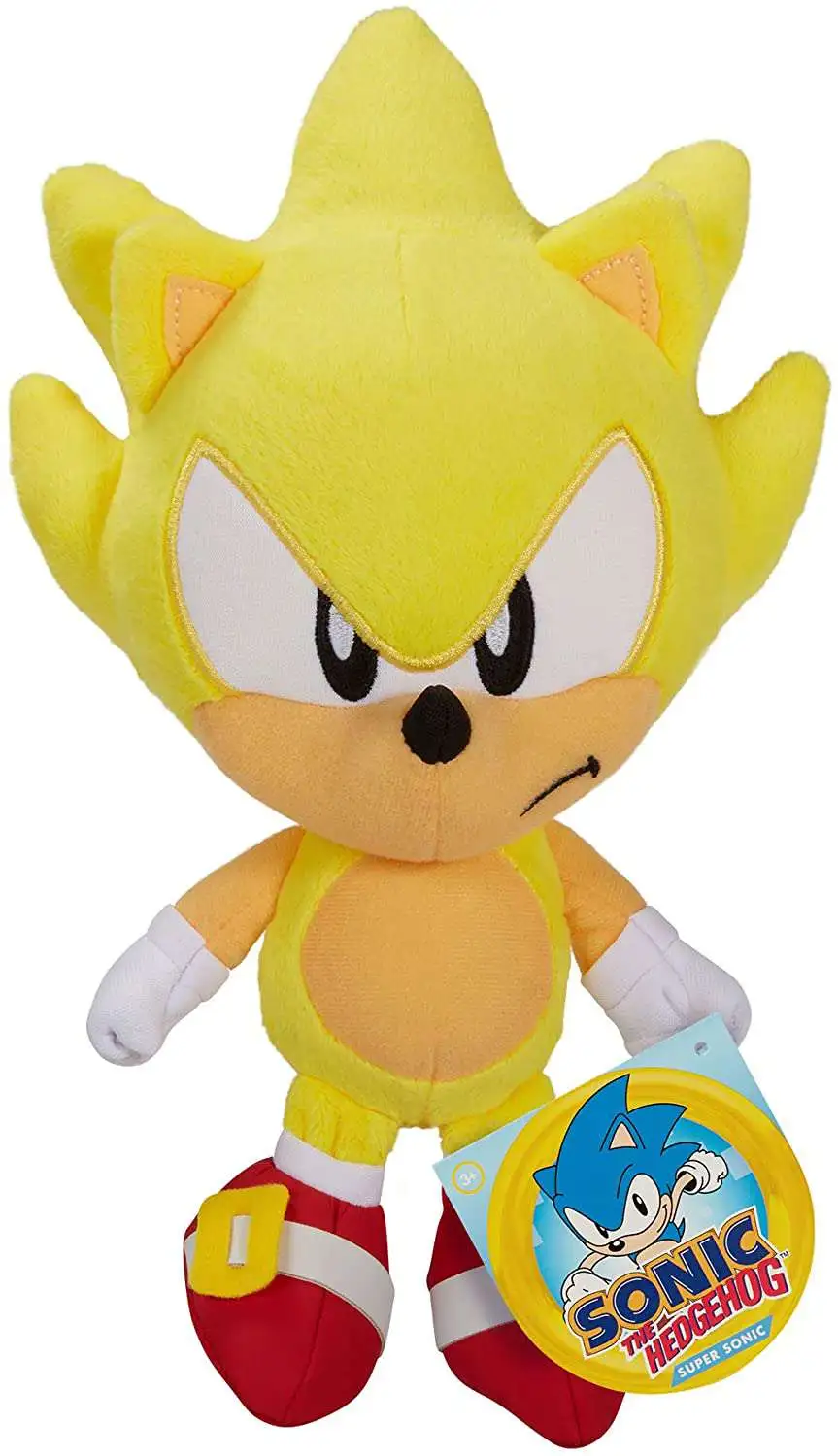 Sonic The Hedgehog 7" Mighty Plush Figure Doll Sega Jakks Pacific Ages 3 for sale online 