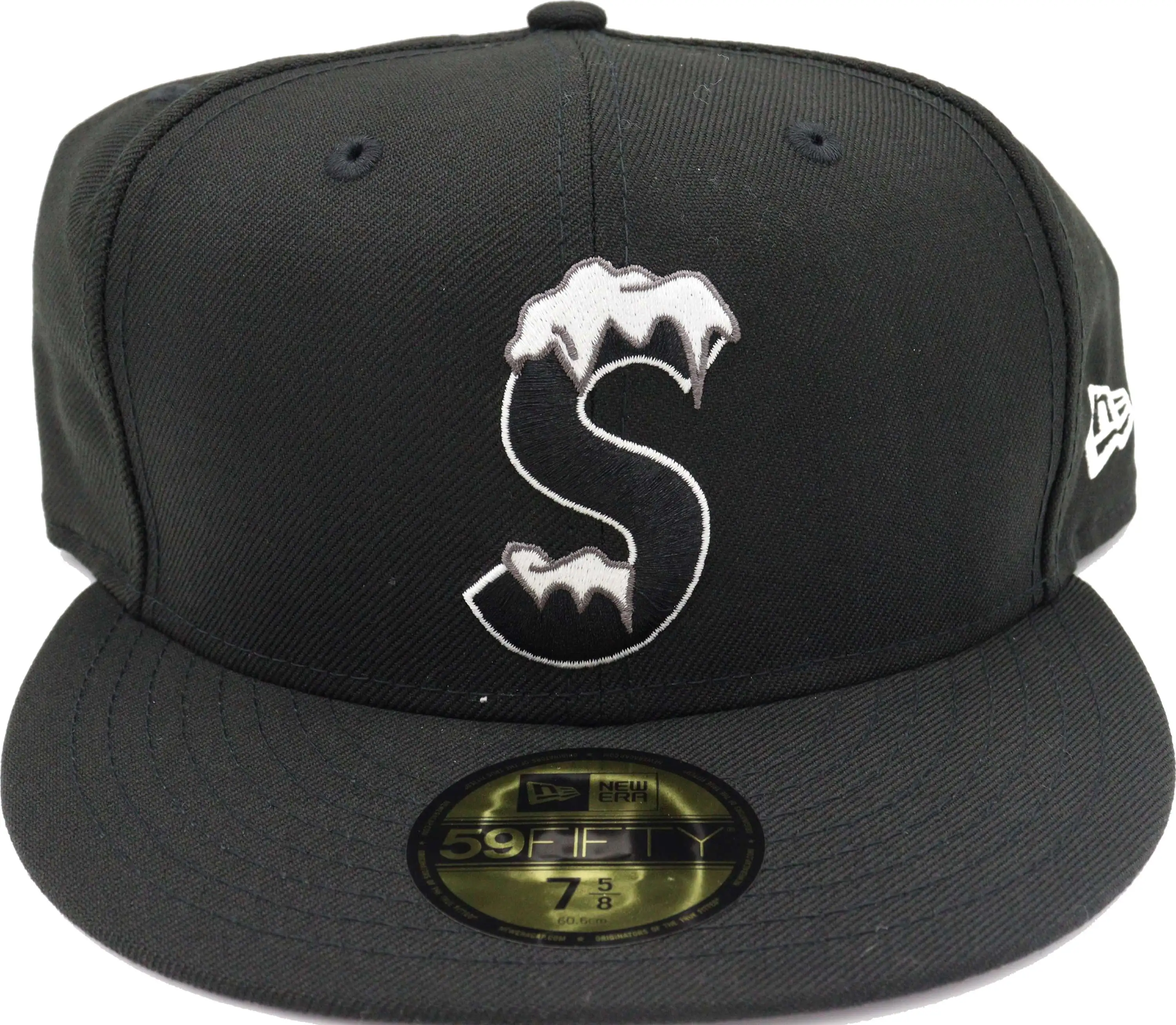 supreme S Logo New Era Black 7 5/8