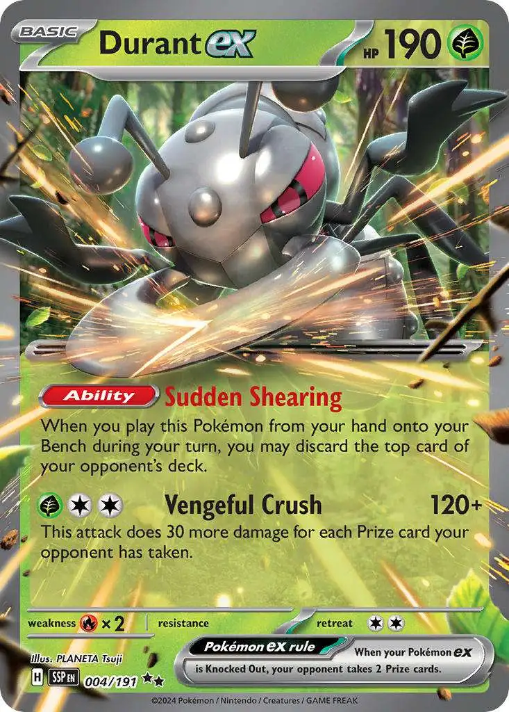 Pokemon Trading Card Game Surging Sparks Double Rare Durant ex #4