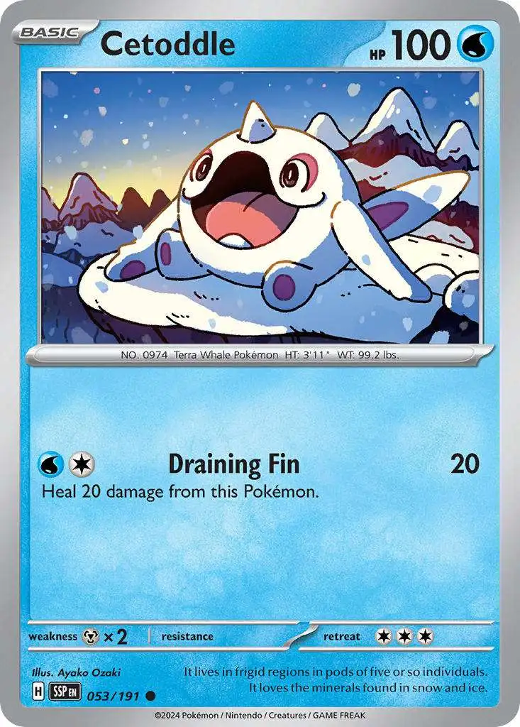 Pokemon Trading Card Game Surging Sparks Single Card Common
