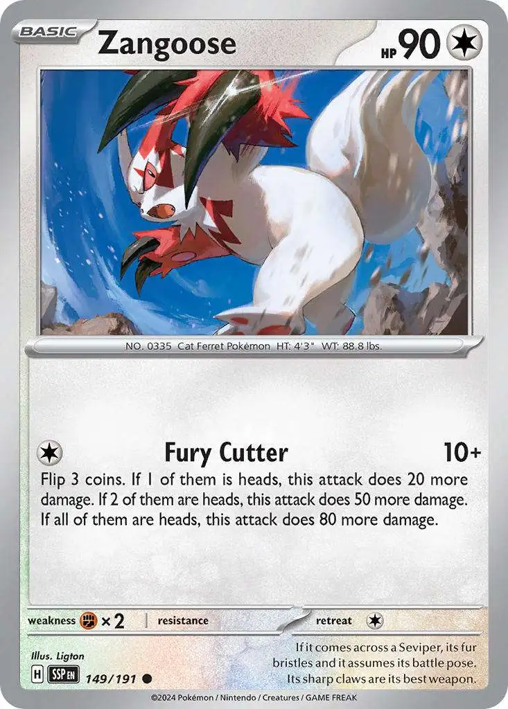 Pokemon Trading Card Game Surging Sparks Single Card Common
