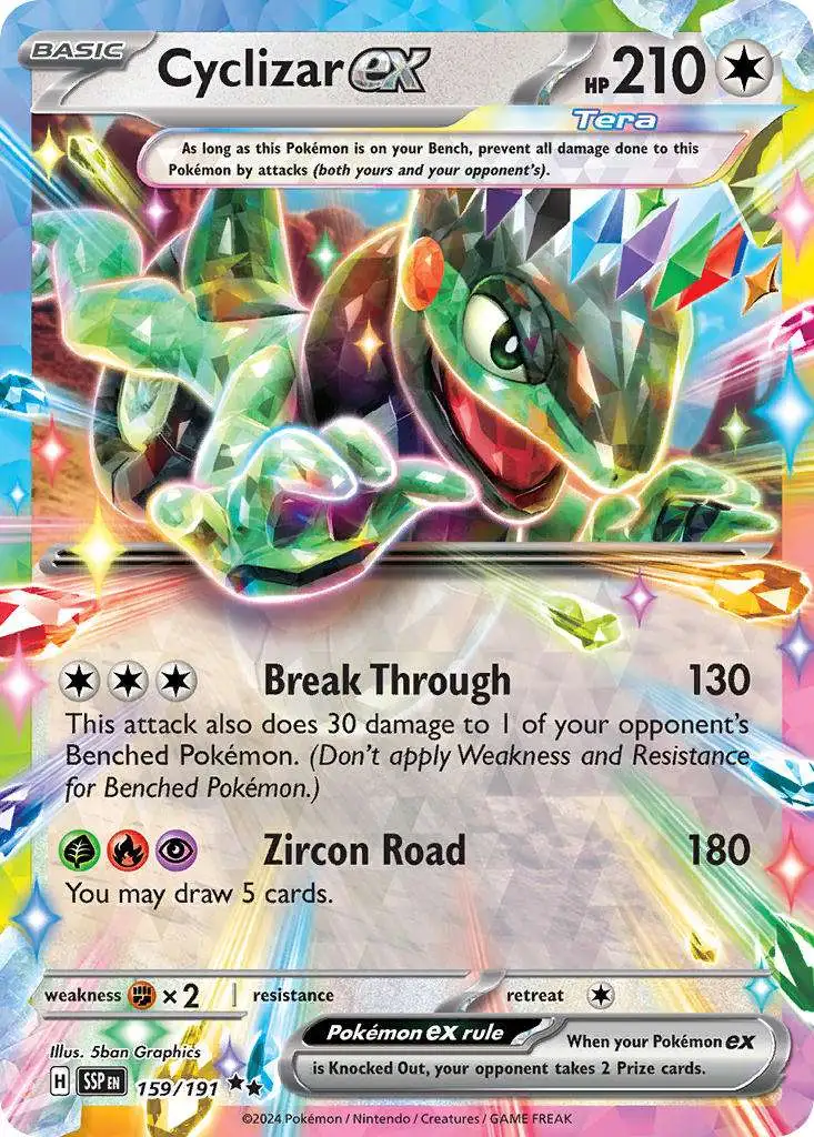 pokemon trading card game cyclizar ex box Amazon.com: Pokémon TCG: Cyclizar ex Box