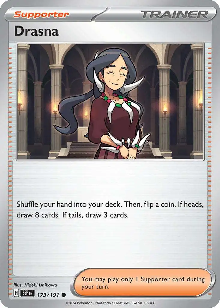 Pokemon Trading Card Game Surging Sparks Single Card Uncommon Drasna 173 -  ToyWiz