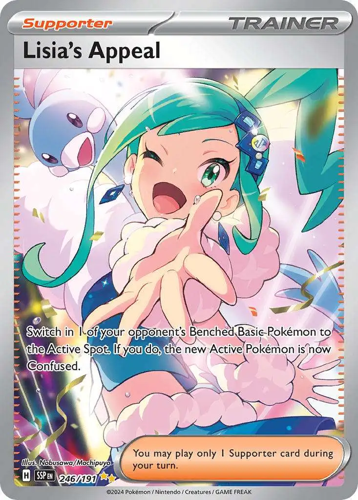 Pokemon Trading Card Game Surging Sparks Special Illustration Rare Lisia's Appeal #246
